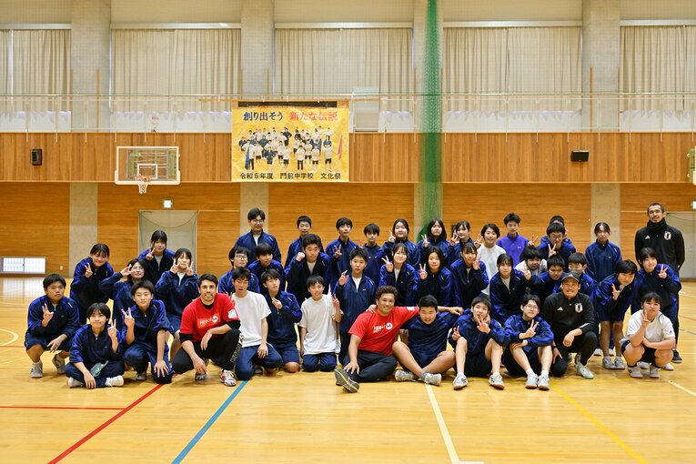 体育館での開催も、いい思い出となった