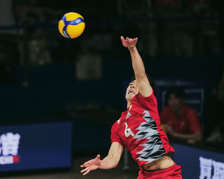 宮浦健人（VNLポーランド戦）　©︎Yuki Suenaga