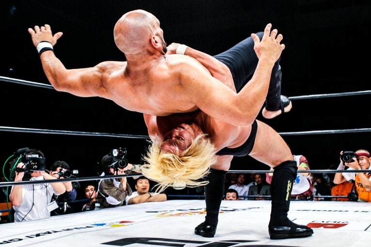 高山のエベレスト・ジャーマン・スープレックス。新日本、全日本、ノアとメジャー3団体のシングル・タッグ王座を完全制覇し、「プロレス界の帝王」と称された