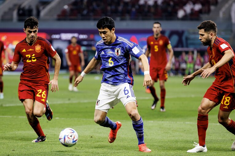 2022年カタールW杯 スペイン戦　©︎Kiichi Matsumoto／JMPA