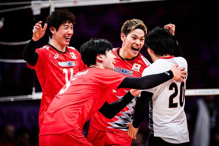 VNL準々決勝カナダ戦　©︎Volleyball World