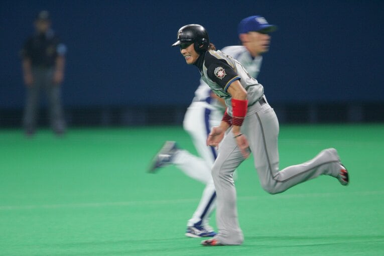 第２戦で見せた好走塁　©︎Hideki Sugiyama