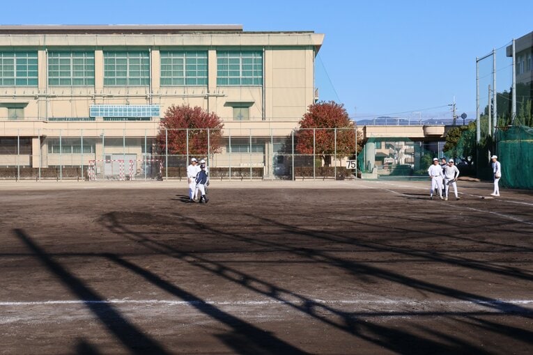 大冠高校の練習風景　©︎Fumi Sawai