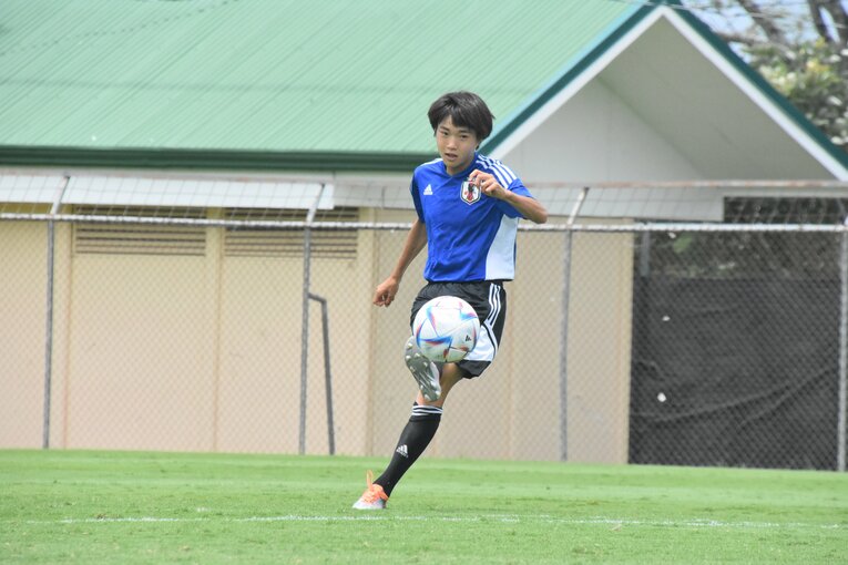 大会MVPに輝いたFW浜野まいか（18歳）©︎JFA/PR