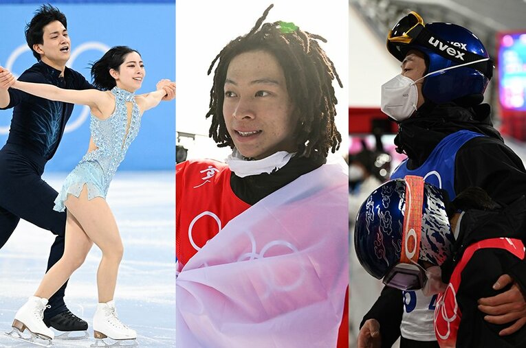 りくりゅうペア、平野歩夢、小林陵侑と高梨沙羅。冬季アスリートが氷と雪の上で見せた躍動と涙は、誰もが忘れない ／ photograph by Asami Enomoto,Naoya Sanuki/JMPA