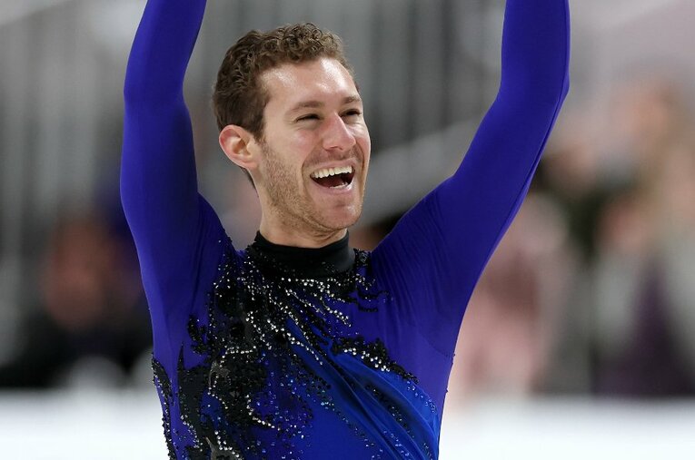 全米選手権で約1年ぶりの復帰を果たし、2位となったジェイソン・ブラウン。日本でも人気の彼に、独占インタビューを行った ／ photograph by Getty Images