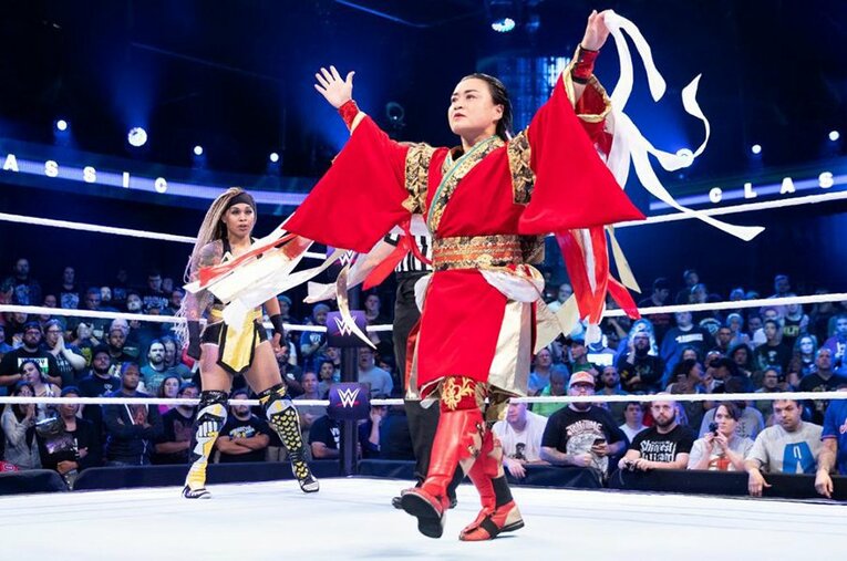 里村明衣子は異例のNXT UK本格参戦を決めた ／ photograph by 2021 WWE, Inc. All Rights Reserved.