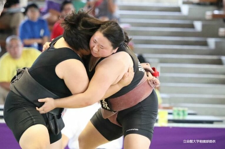 “今年の女性100人”選出の今日和。「相撲は私を幸せにしてくれるもの」(4) ／ photograph by 立命館大学相撲部