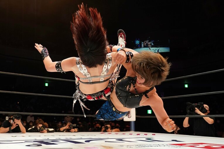 3月27日の両国国技館、林下詩美vsMIRAI