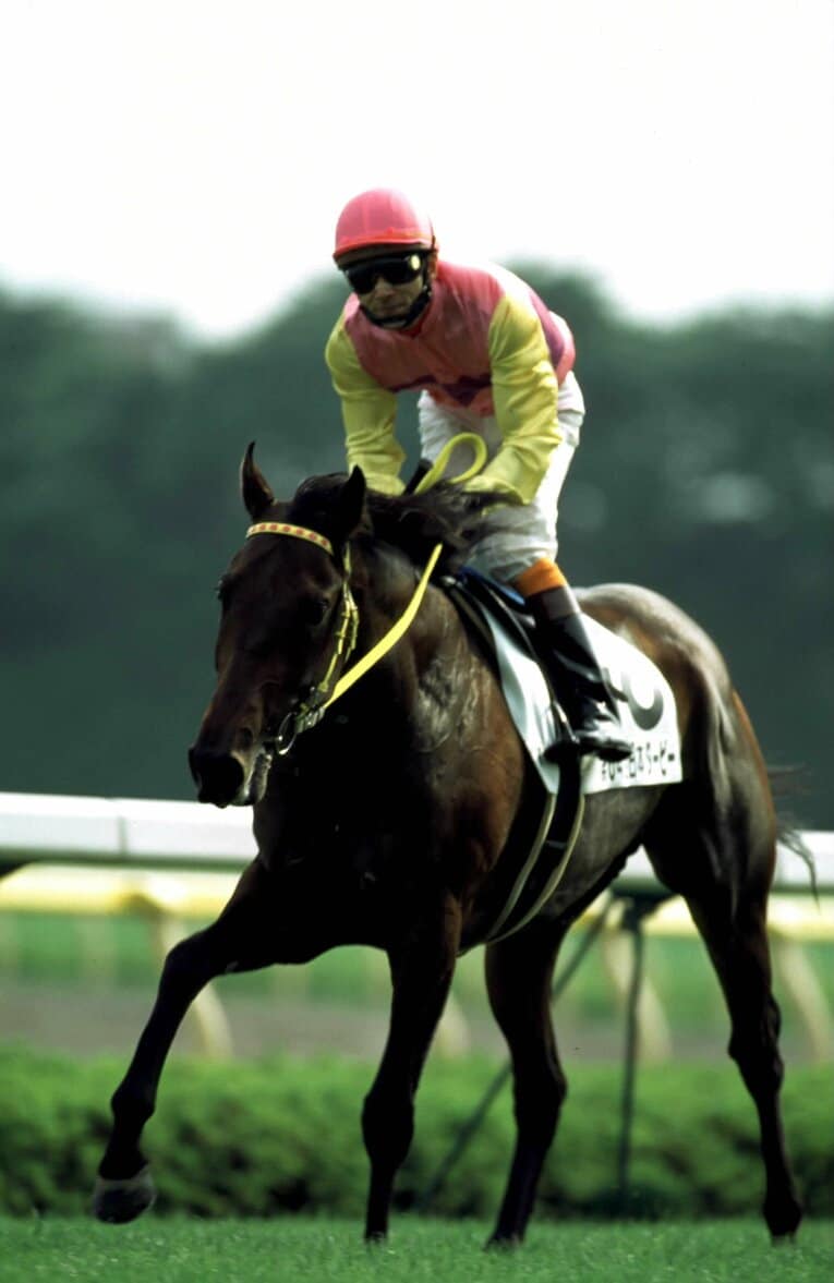 1997年日本ダービー、サニーブライアン　©︎Keiji Ishikawa