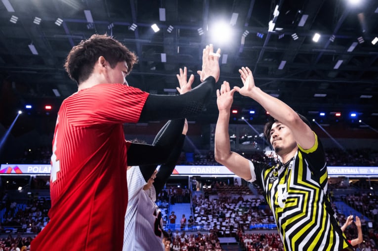 ネーションズリーグ3位決定戦（vsイタリア）©︎FIVB