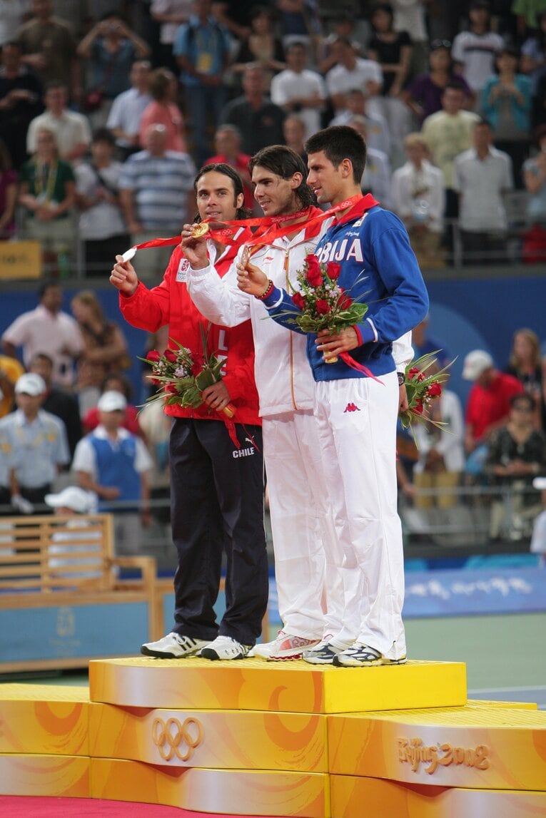 2008年北京五輪の表彰式　©JMPA