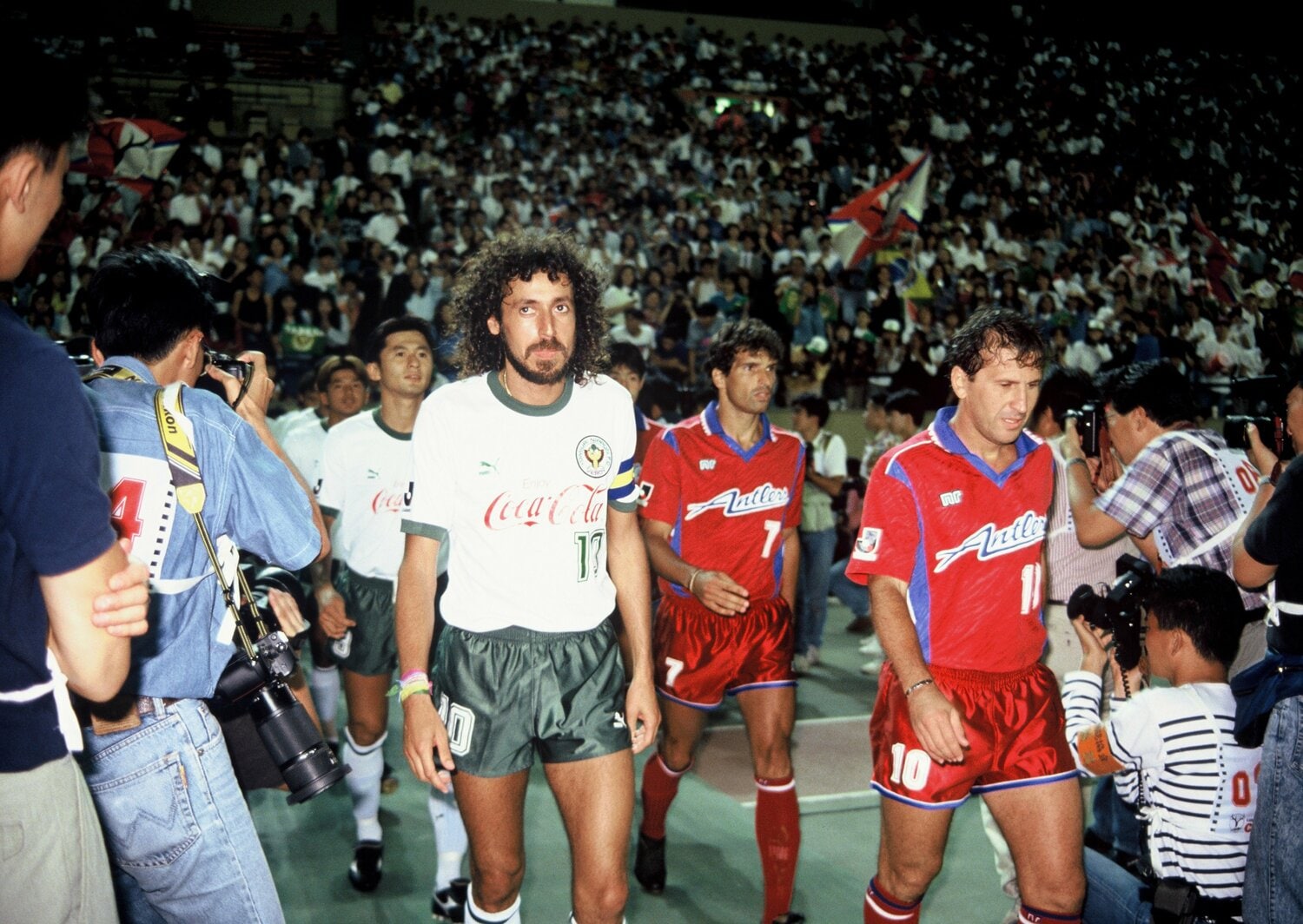 92年ナビスコ杯でのラモス　©Sports Graphic Number