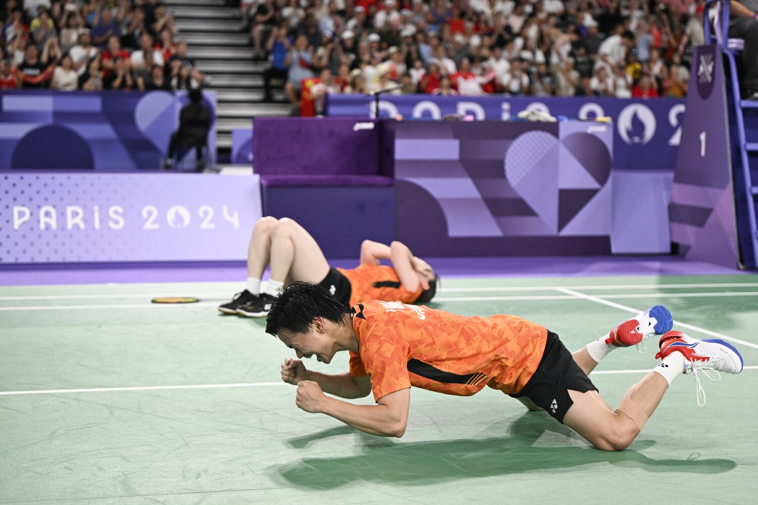 接戦を制した瞬間　©Asami Enomoto/JMPA