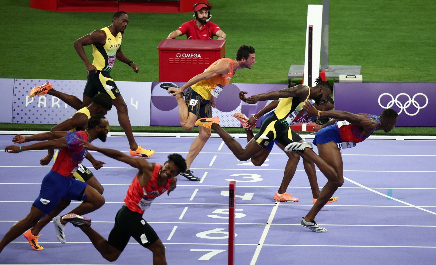 メダルまでわずか0.12秒差の5位だった　©︎AFLO