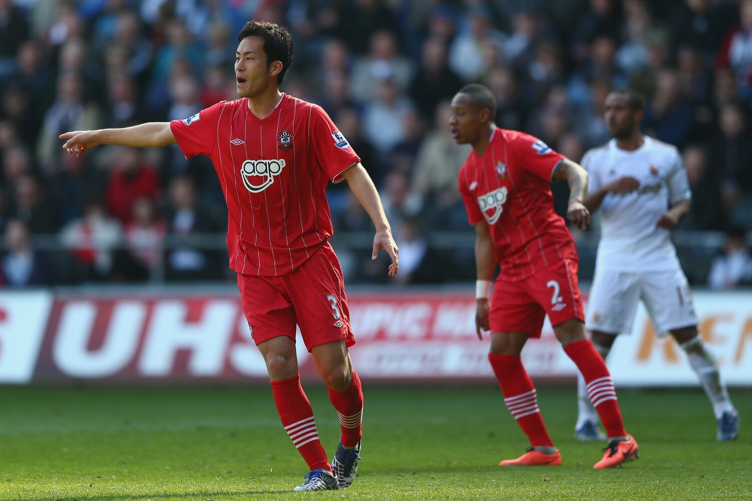 2012-13シーズン終盤戦、サウサンプトンの吉田　©Getty Images