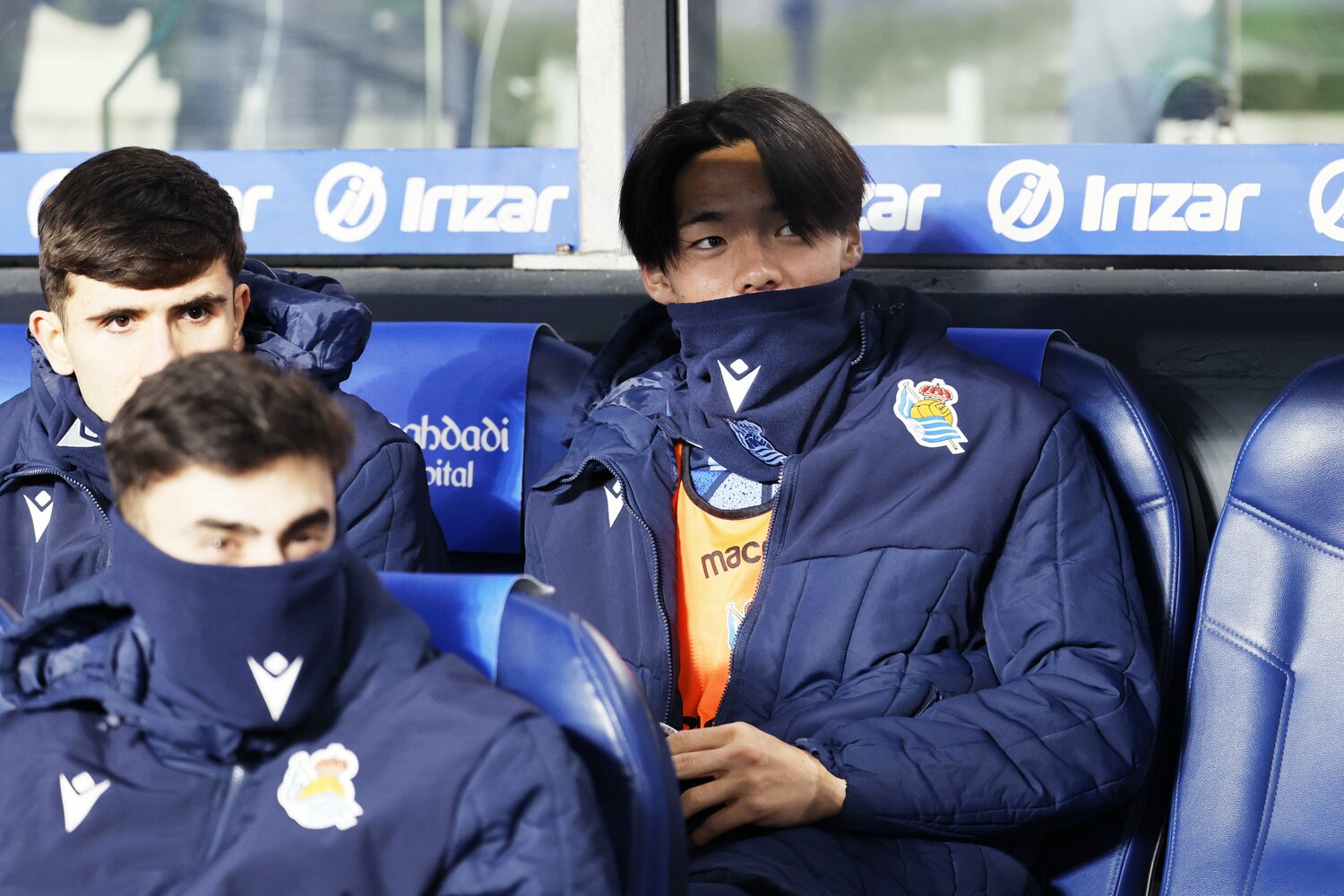 トップチーム初招集、ベンチに座る喜多壱也