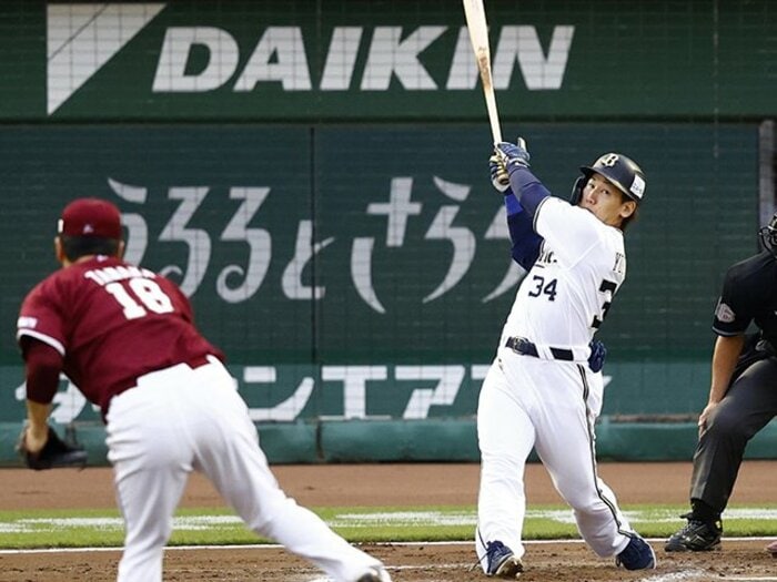 “豪快フルスイングなのに三振せず本塁打量産” オリ吉田正尚はプロ野球70年のデータでも異例すぎ【週刊セパ記録】＜Number Web＞ photograph by Kyodo News