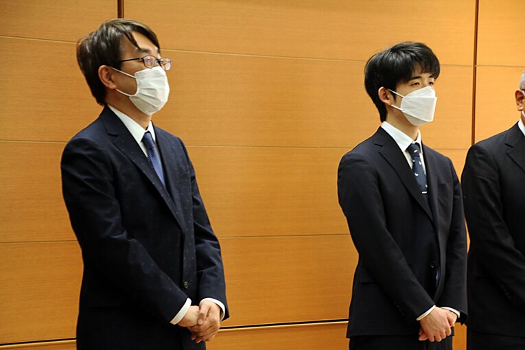 王将戦第1局前日の様子　©NumberWeb