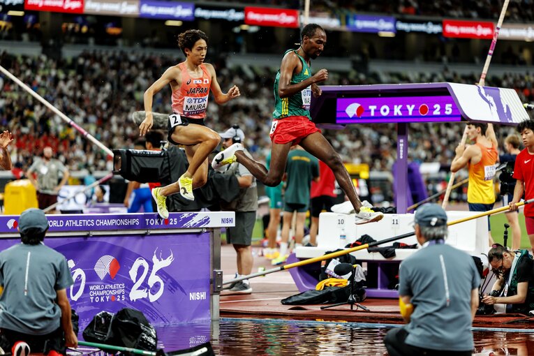 【世界陸上】美しいハードリングを武器に危なげなく予選を通過。実力の高さを見せた　©Kiichi Matsumoto