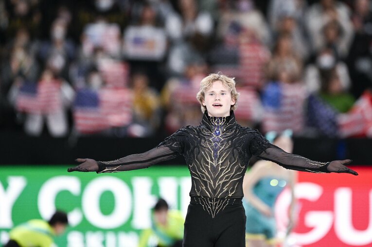 GPファイナルで圧巻の優勝を果たしたイリア・マリニン　©Asami Enomoto