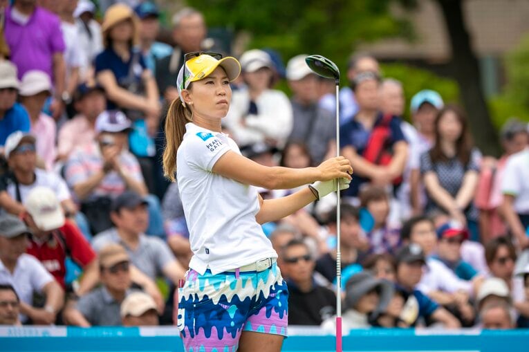 上田桃子（2019年資生堂アネッサレディスオープン）　©︎Takuya Sugiyama