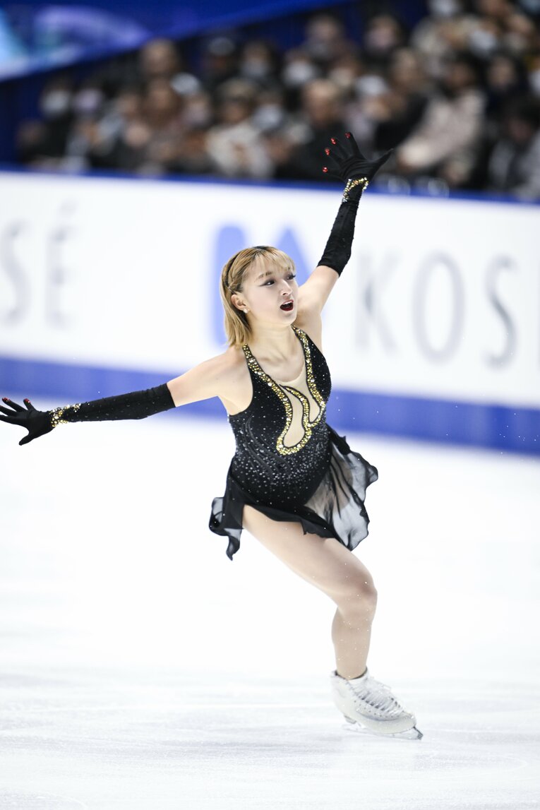 全日本選手権フリーの演技　©︎Asami Enomoto