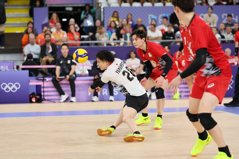 山本智大（パリ五輪 ドイツ戦）©︎Kaoru Watanabe/JMPA