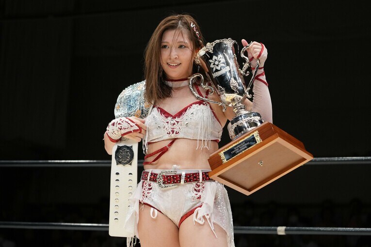 UN王者時代の青野未来　©Essei Hara