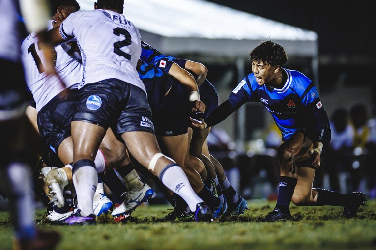難敵フィジーを相手に劇的な逆転勝利を収めたフィジー戦　©Kiichi Matsumoto