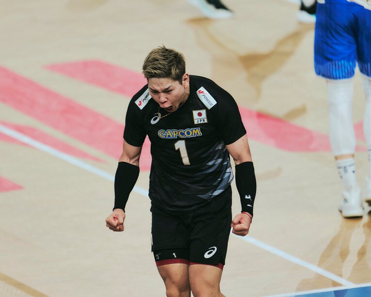 西田有志（VNLスロベニア戦）©︎Yuki Suenaga