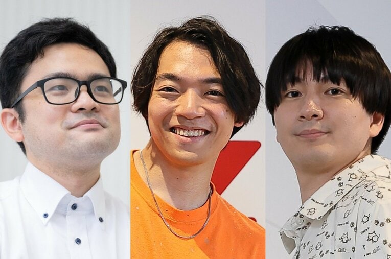 伝説となった2010年「高校生クイズ」で優勝した開成の（左から）大場悠太郎、伊沢拓司、田村正資の3人。彼らが日本のクイズ界にもたらしたものは何だったのか ／ photograph by (L)Shiro Miyake、(C)、(R)Shigeki Yamamoto