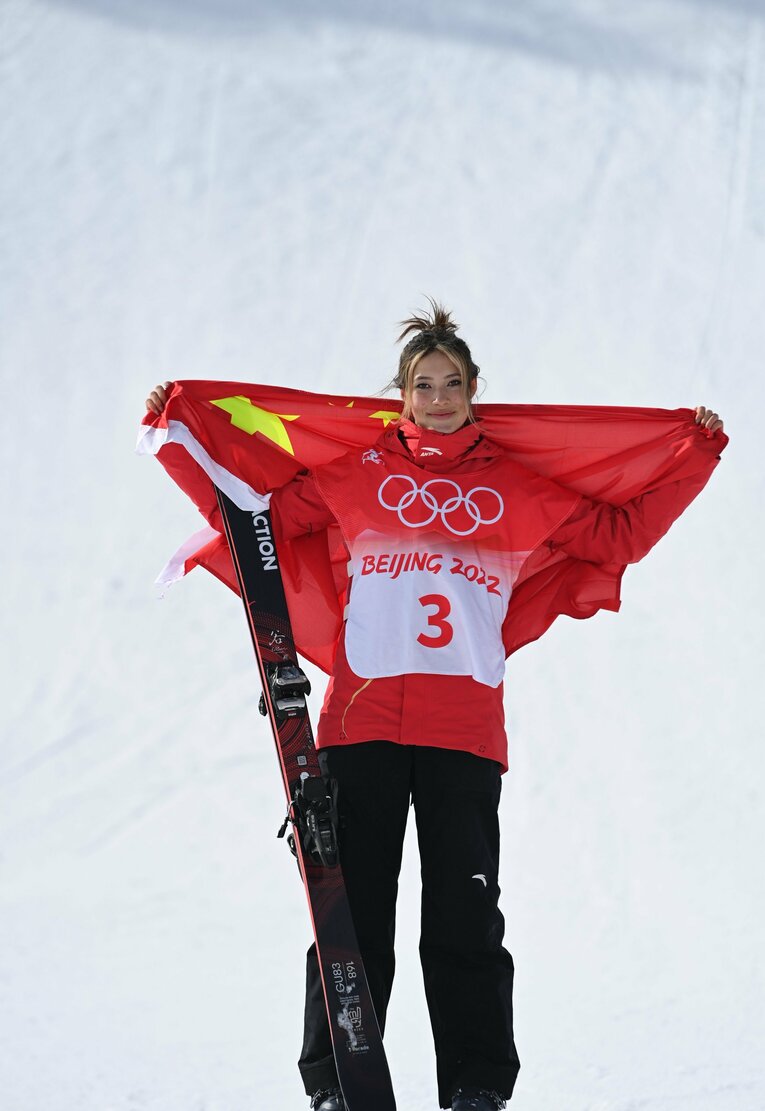 4年前の北京五輪では中国代表として金2つ、銀1つのメダルを獲得したグー　©JMPA