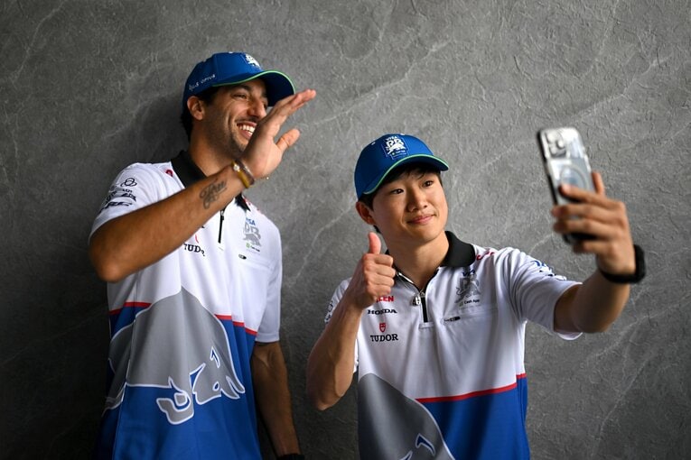 リカルドとの確執はコース上でだけ？　©Getty Images / Red Bull Content Pool