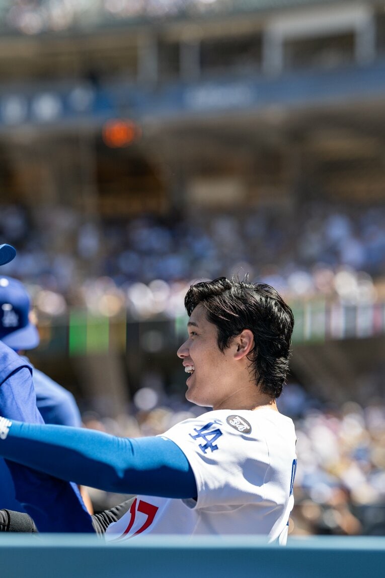 【Numberカメラマンが激写・大谷翔平の愛される日常2025年7月版：全100枚超】ビックリ表情まで…まだまだ続きます　©Nanae Suzuki