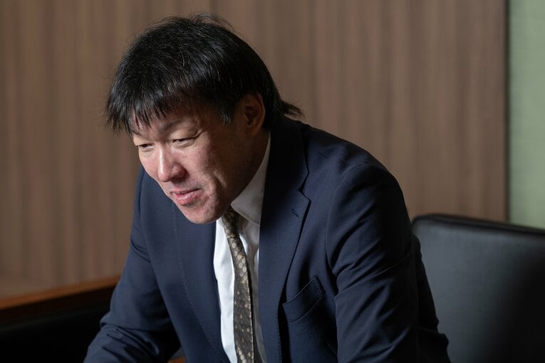 当時を振り返り、後悔の念を滲ませる多田野氏　©Tatsuo Harada