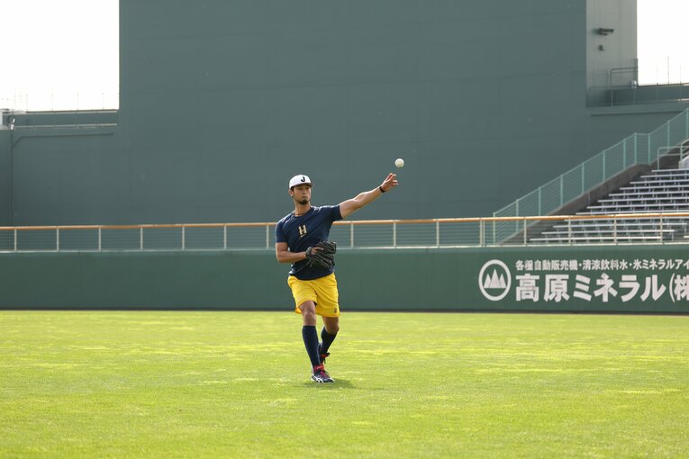 2月20日のダルビッシュと宮城のトレーニング