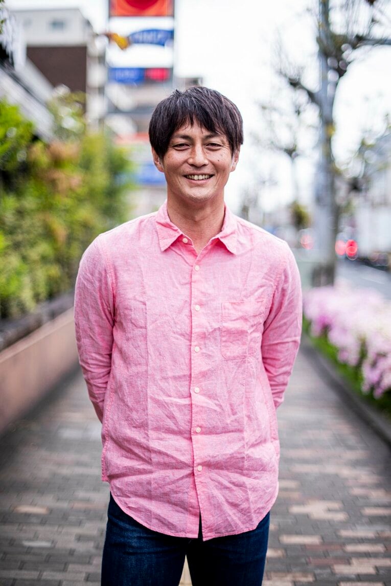 神奈川県リーグの社会人クラブチーム「はやぶさイレブン」でコーチ兼プレーヤーの永井雄一郎　©Atsushi Kondo