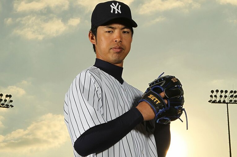 ヤンキース時代の井川慶。マイナー時代に経験した驚きのエピソードとは ／ photograph by Nick Laham/Getty Images