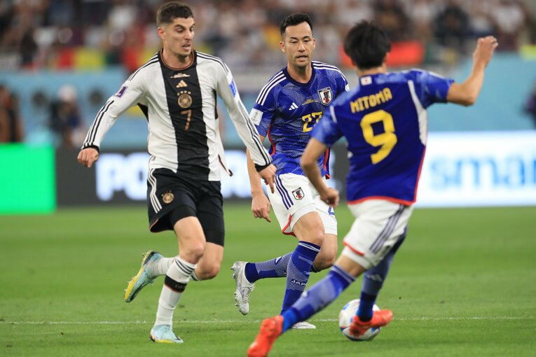 ドイツ戦　©Kazuo Fukuchi／JMPA