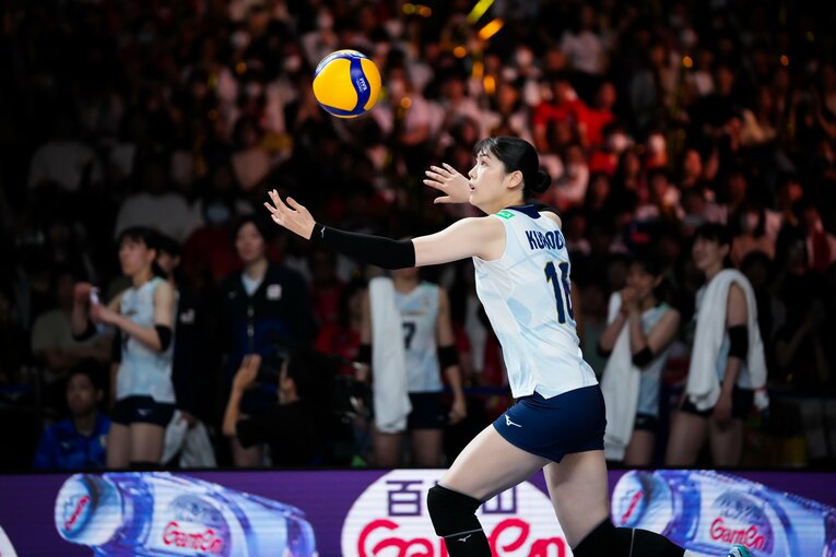 黒後愛（VNLカナダ戦）©︎Volleyball World