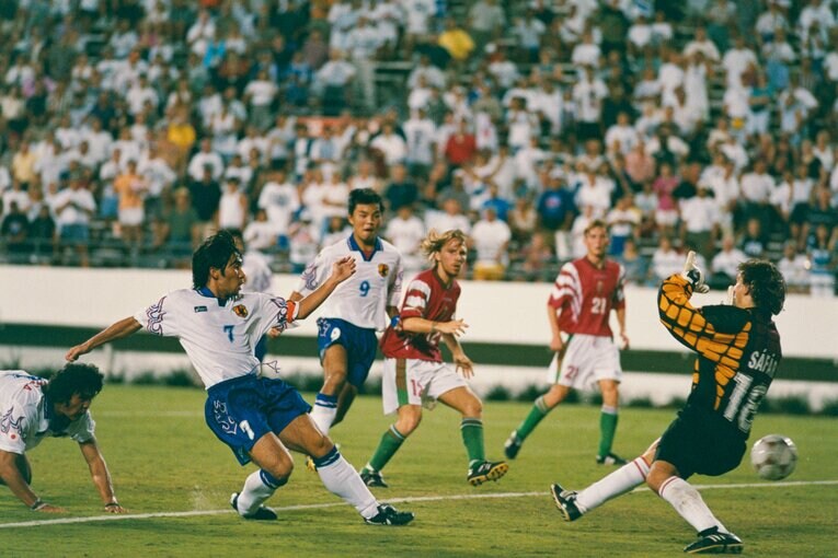 前園真聖、城彰二（1996年アトランタ五輪）©︎JMPA