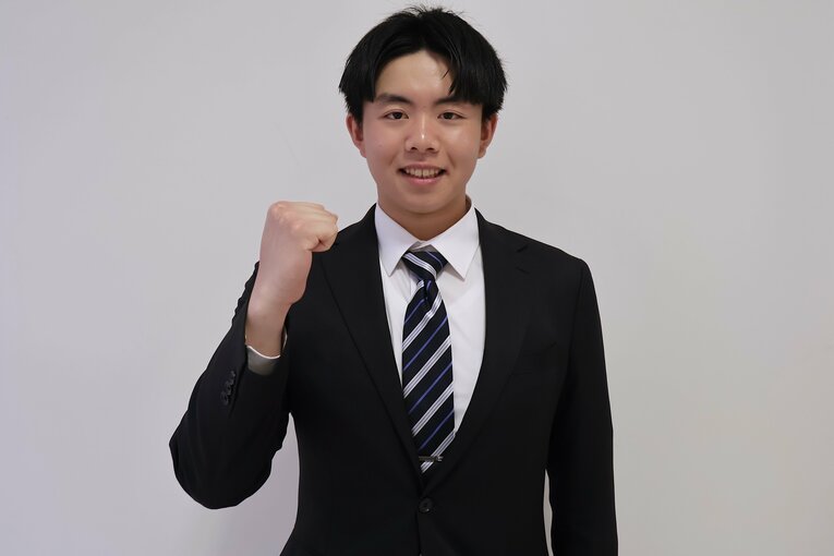 母国での文武両道の「ロールモデルになりたい」という李　©Yu Takagi