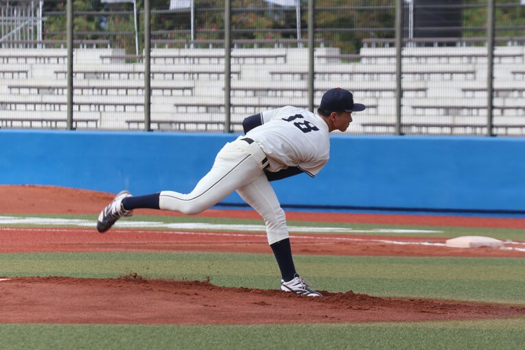 最速156キロの剛腕・藤原聡大の投球フォーム（７／７）　©︎Fumi Sawa