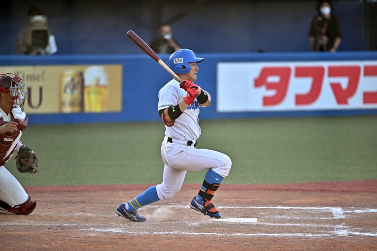 異色の経歴からプロ入りを目指す東大・阿久津　©Hideki Sugiyama