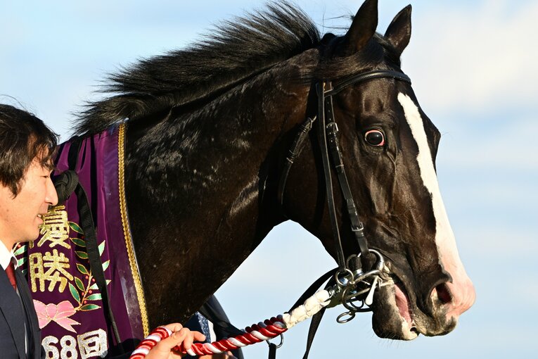 瞳をギラつかせるイクイノックス　©Keiji Ishikawa