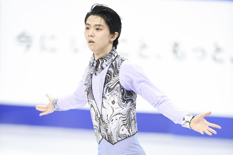 2017年2月、四大陸選手権のショートプログラム　©Asami Enomoto