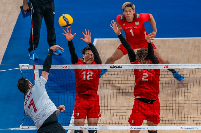 2023年ネーションズリーグ（フランス大会）©︎FIVB