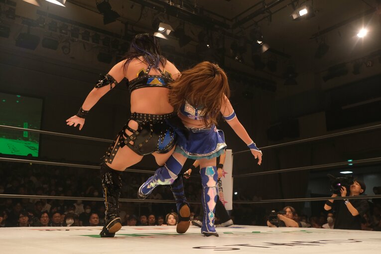 スターダムの大学生レスラー・妃南　©Norihiro Hashimoto