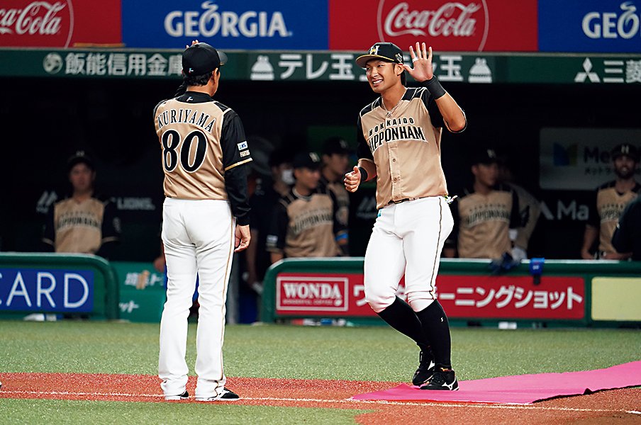 「2番最強説」は定着するか。大田泰示はトラウトを目指す。<Number Web> photograph by Hideki Sugiyama
